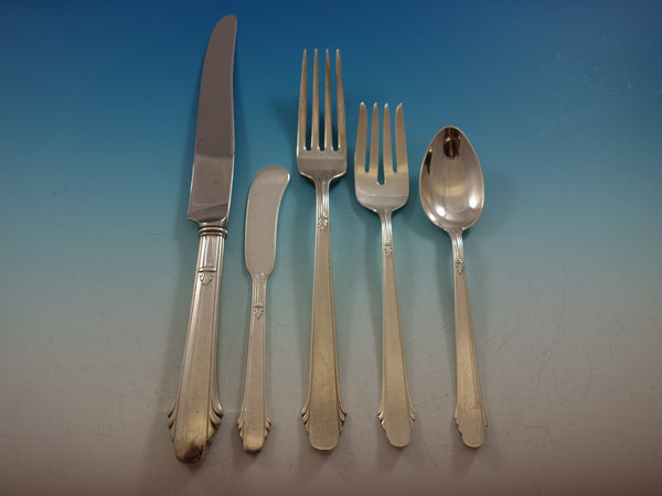 Hunt Club by Durgin Sterling Silver Flatware Set 8 Service 44 Pcs Dinner Size