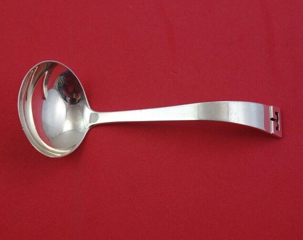 Chinese Key by Allan Adler Sterling Silver Sauce Ladle 5 1/4"