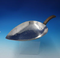 Mexican Sterling Silver Entree Serving Dish Leaf Shape (#5010)