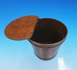 Mixed Metals Copper Brass Smoking Set 4pc Bucket Pail Arts and Crafts (#3557)