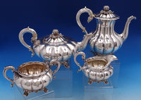 CJ Vander English Sterling Silver Tea Set 4-piece London 1979 (#8387)