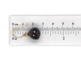 14k Gold 37.18 Carat TW Briolette Genuine Natural Garnet Drop Earrings (#J7129)