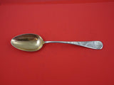 King William Engraved by Tiffany and Co Sterling Stuffing Spoon GW  11 1/8"