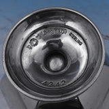 Shreve Sterling Silver Salt Dip Master #4242 2 1/4" Diameter Angular (#8948)