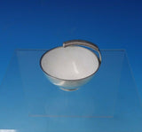 Silver Thread by Frantz Hingelberg Sterling Silver Salt Cellar w /Enamel (#4980)