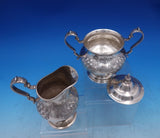 Chantilly by Gorham Sterling Silver Tea Set 4pc w /Flowers #1001-#1004/1 (#6916)