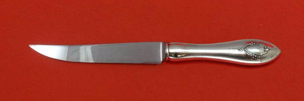 Mount Vernon by Lunt Sterling Silver Steak Knife Serrated HHWS Custom 8 1/2"