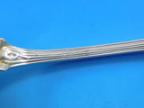 Japanese by Tiffany and Co Sterling Silver Salad Serving Fork GW Fluted 9 1/2"