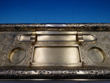 Floral by Gorham Sterling Silver Desk Set 12pc Vermeil 17" x 5 1/2" (#7860)