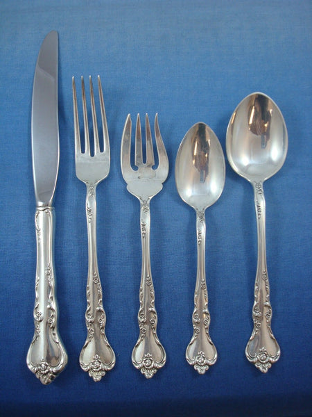 Savannah by Reed & Barton Sterling Silver Flatware Service for 12 Set 65 Pieces