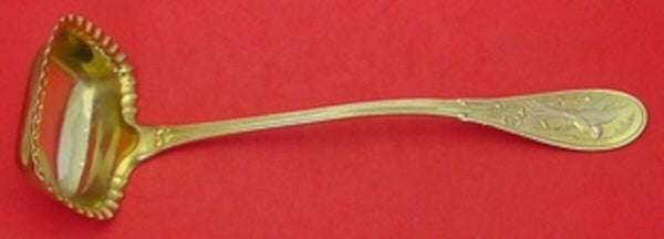 Japanese by Tiffany and Co Sterling Silver Soup Ladle Vermeil w/ Silver Bird 13"