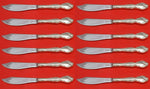 Melrose by Gorham Sterling Silver Fish Knife Custom Set 12 pcs 8 1/4"