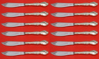 Melrose by Gorham Sterling Silver Fish Knife Custom Set 12 pcs 8 1/4"
