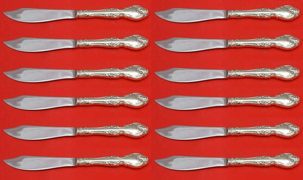 Melrose by Gorham Sterling Silver Fish Knife Custom Set 12 pcs 8 1/4"