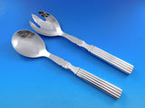 Bernadotte by Georg Jensen Silverplated Flatware Set For 8 Service 63 Pieces