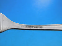 Silver Iris by International Sterling Silver Flatware Set for 12 Service 82 pcs