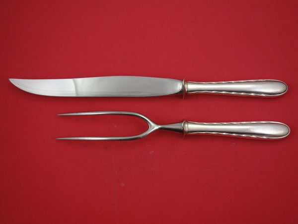 Silver Flutes by Towle Sterling Silver Roast Carving Set 2-pc knife 13"