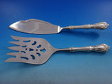 Chateau Rose by Alvin Sterling Silver Fish Serving Set 2 Piece Custom Made HHWS