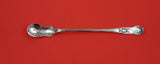 La Rochelle by International Sterling Olive Spoon pierced foliage long 8 1/4"