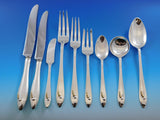 Golden Caviar by Black Starr & Gorham Sterling Silver Flatware Set Service 99 pc
