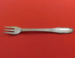 Beaded by Georg Jensen Sterling Silver Cocktail Fork with GJ Mark 6 1/8" Antique