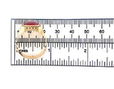 18k Yellow Gold Men's European Ring Specialty Cut Lab-Created Red Stone (#J6345)