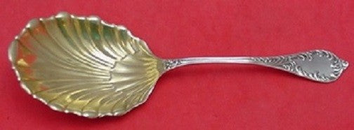 Albany By Towle Sterling Silver Preserve Spoon Goldwashed 6 3/4"