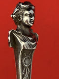 Bust by Gorham Sterling Silver Cheese Scoop Bright-cut Large 9 5/8" Figural