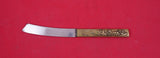 Kozuka by Unknown Mixed Metals Fish Knife bronze handle w/ men in boat 7"
