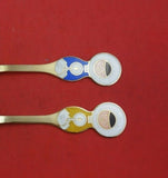 Christmas by A. Michelsen Sterling Silver Fork and Spoon Set 2pc 1969 Vermeil