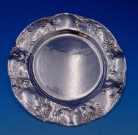 Martele by Gorham Sterling Silver Service Plate Daisy Motif Hand Hammered #4661