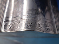 PBAB English Sterling Silver Tea Pot London Hand Engraved c.1790 (#6007)