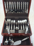 Royal Danish by International Sterling Silver Flatware Set Service 80 Pieces