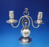 Pomegranate by Georg Jensen Sterling Silver Candelabra Pair 2-Light #324 (#4954)
