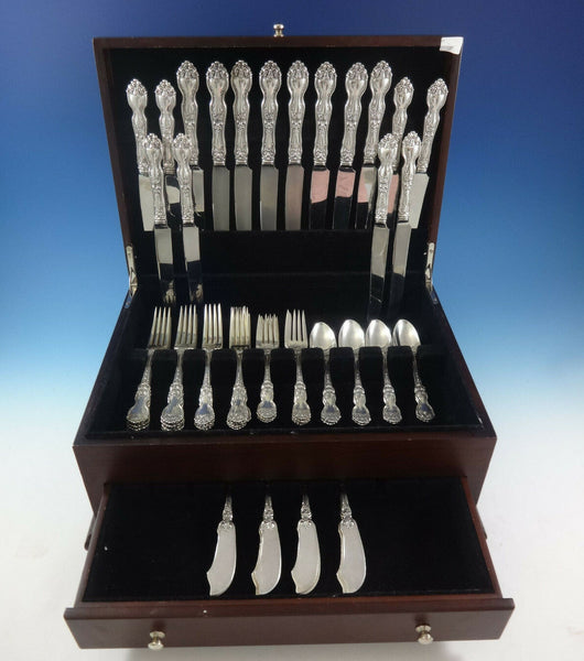 La Reine by Wallace Sterling Silver Flatware Set for 8 Service 56 Pieces