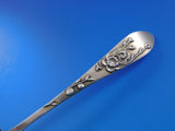 Lap Over Edge Tiffany & Co Sterling Silver Ice Cream Spoon Applied Flowers GW 6"