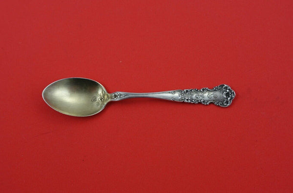 Pansy By International Sterling Silver Demitasse Spoon GW  4 1/2"