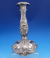 Burgundy by Reed and Barton Silverplate Candelabra Pair 5-Light #74 15" (#8258)