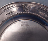 Rose Point by Wallace Sterling Silver Nut Bowl Master #4600-9 6 1/2" (#7109)