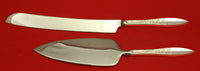 White Paisley by Gorham Sterling Silver Wedding Cake Set Server 2pc Custom HHWS