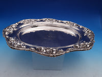 Pansy by International Sterling Silver Serving Tray Oval #741 26.9 ozt. (#8208)