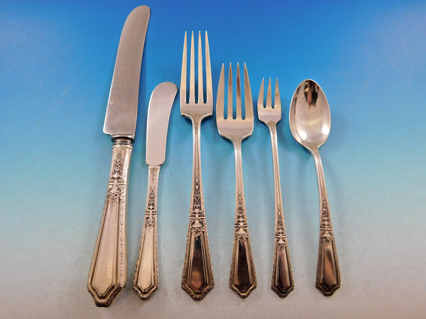 D'Orleans by Towle Sterling Silver Flatware Set for 8 Service 55 pieces