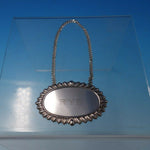 Gadroon by Unknown Sterling Silver Liquor Label "Rye" #352 2 1/4" (#5045)