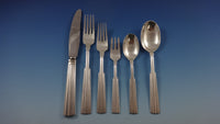 Else Marie by O Mogensen Danish Sterling Silver Flatware Set Hand Wrought 36 Pcs