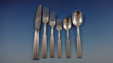 Else Marie by O Mogensen Danish Sterling Silver Flatware Set Hand Wrought 36 Pcs