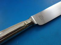 Fiddle Thread by James Robinson Sterling Silver Dinner Knife blunt 10 3/8""
