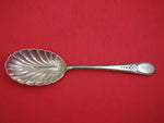 Early American Engraved by Lunt Sterling Silver Berry Spoon Shell 9" Serving