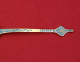 Number 370 by Gorham Sterling Silver Sherbet Spoon Vermeil with Enamel 5 1/4"