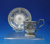Du Barry by Durgin Sterling Silver Demitasse Cup with Saucer (No Liner) (#6776)