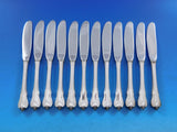 Grand Colonial by Wallace Sterling Silver Butter Spreader HH Mod Set 12pc 6 1/8"